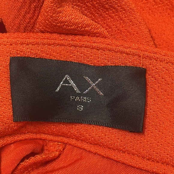 AX Paris Vibrant Orange Bell Sleeve Mini Dress Size 8 - Picture 9 of 16